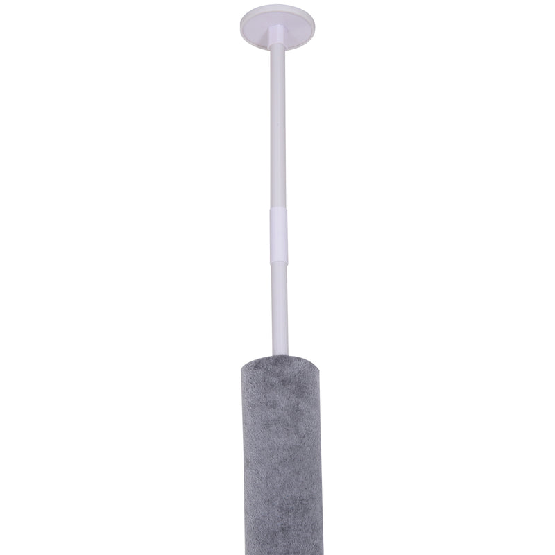 PawHut Floor to Ceiling Cat Tree for Indoor Cats 5-Tier Kitty Tower Grey
