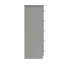 Chester Ready Assembled Chest of Drawers with 5 Drawers - Light Grey