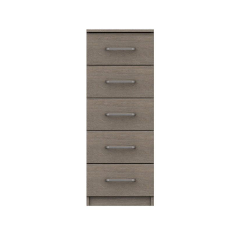 Windsor Ready Assembled Chest of Drawers with 5 Drawer Tallboy Beige