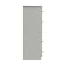 Chester Ready Assembled Chest of Drawers with 5 Drawers Tallboy - White