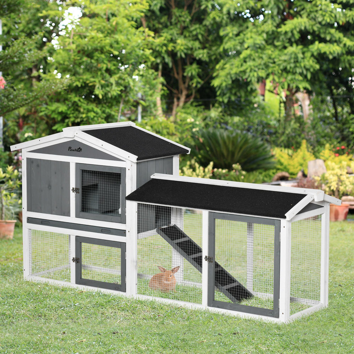 Jaula Para Hamster Prevue Pet Products Wood Rabbit Hutch 1123 ...