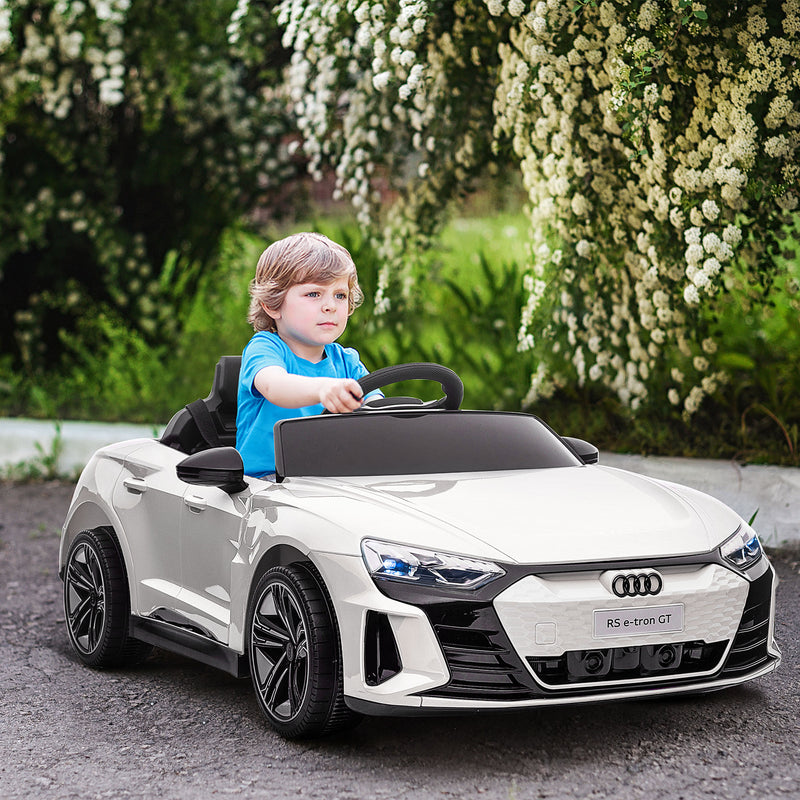 HOMCOM Kids Electric Ride On Car Audi 12v - White