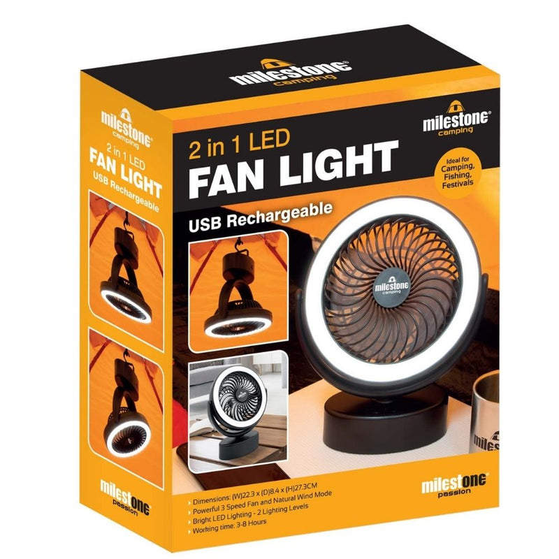 Milestone Fan and Light 2 in 1