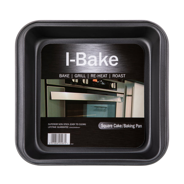 I-Bake Non Stick Square Cake Pan 8 inch