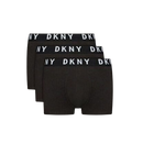 Mens DKNY 3 Pack Boxer Short Trunks - Black