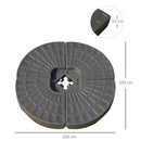 Outsunny Umbrella Base Set