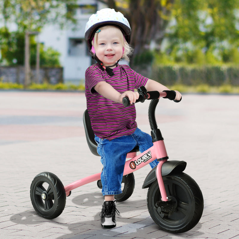 HOMCOM Tricycle - Pink