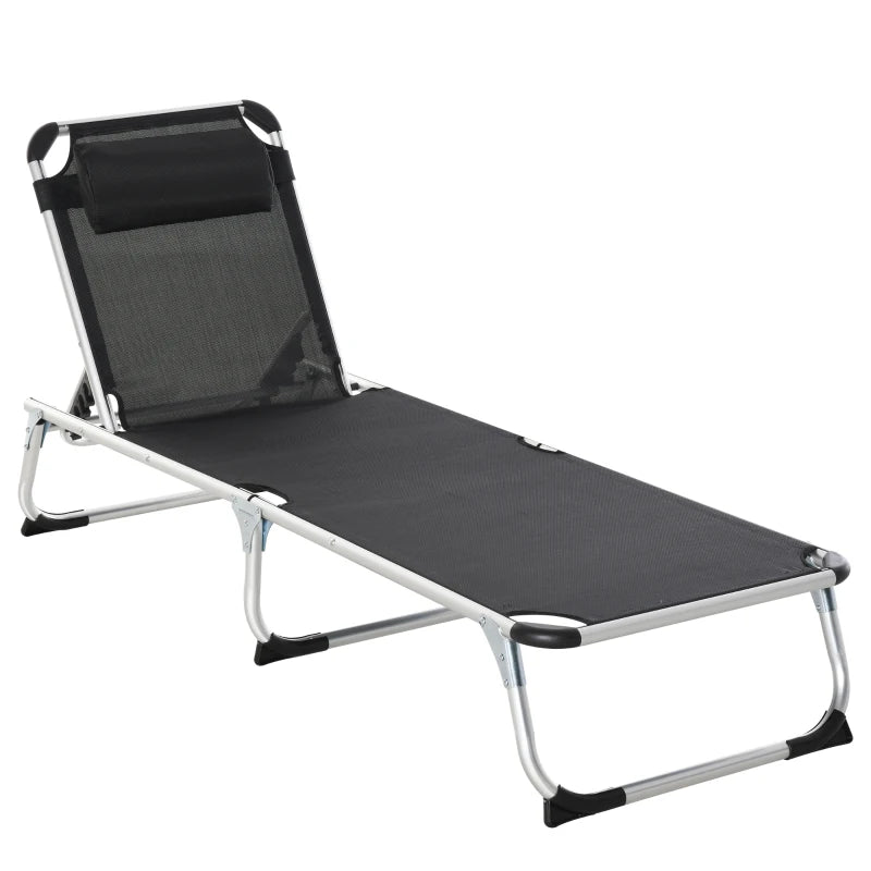 Outsunny Lounge Chair - Black