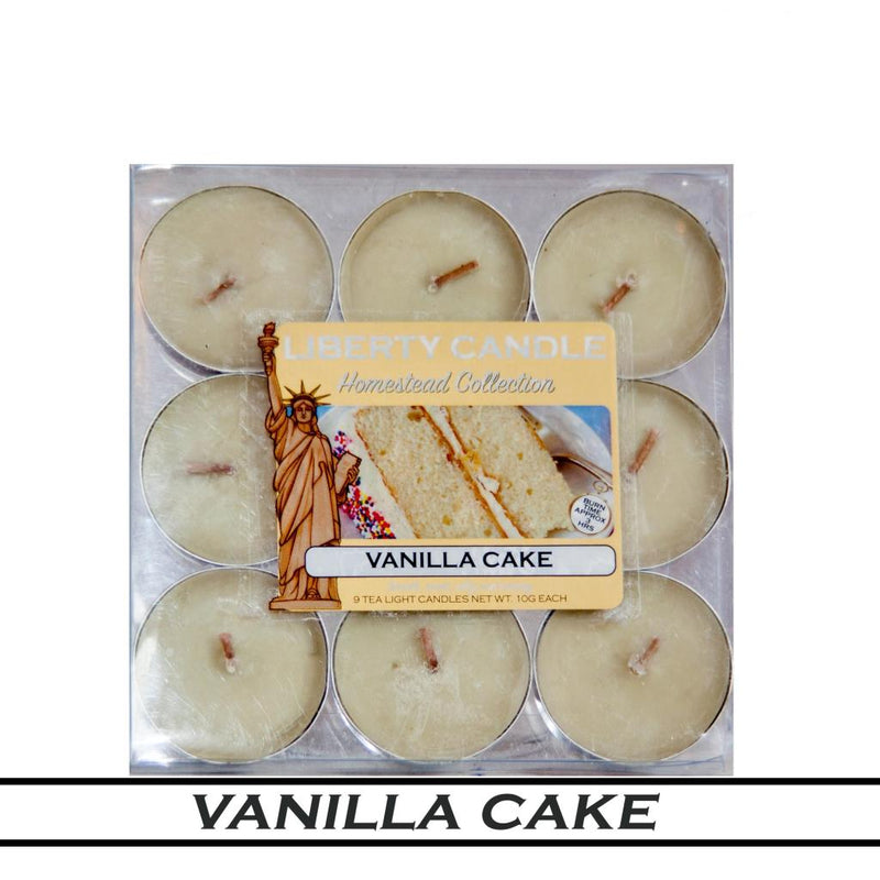 Liberty Candle Homestead Collection Tealights x 9 - Vanilla Cake