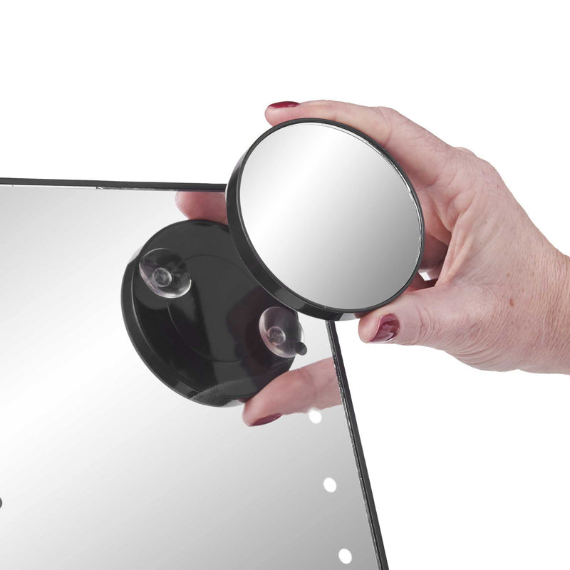 Make Up Mirror with Magnifying Round Mirrors 27x16.5x12cm