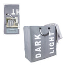 Double Laundry Bag - Grey Size: 24x52x54cm.