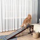 PawHut Pet Ramp For Dogs Cats W/ Non-Slip Carpet For Bed Sofa, 188x40.5x63.5cm