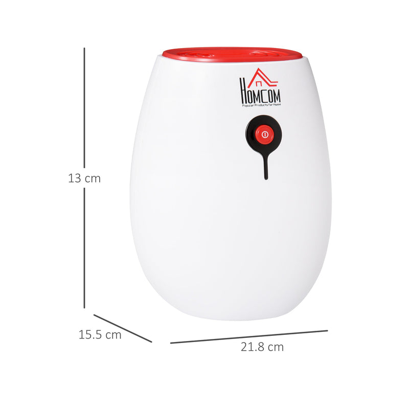 HOMCOM Portable De Humidifier 500ml Small White