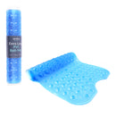 Anti Slip Extra Long Blue PVC Bath Mat