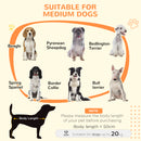 PawHut Dog Crate Furniture with Removable Cushion, for Medium Dogs - Brown