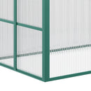 Outsunny Aluminium Cold Frame Greenhouse Planter with Openable Top 130x70x61cm