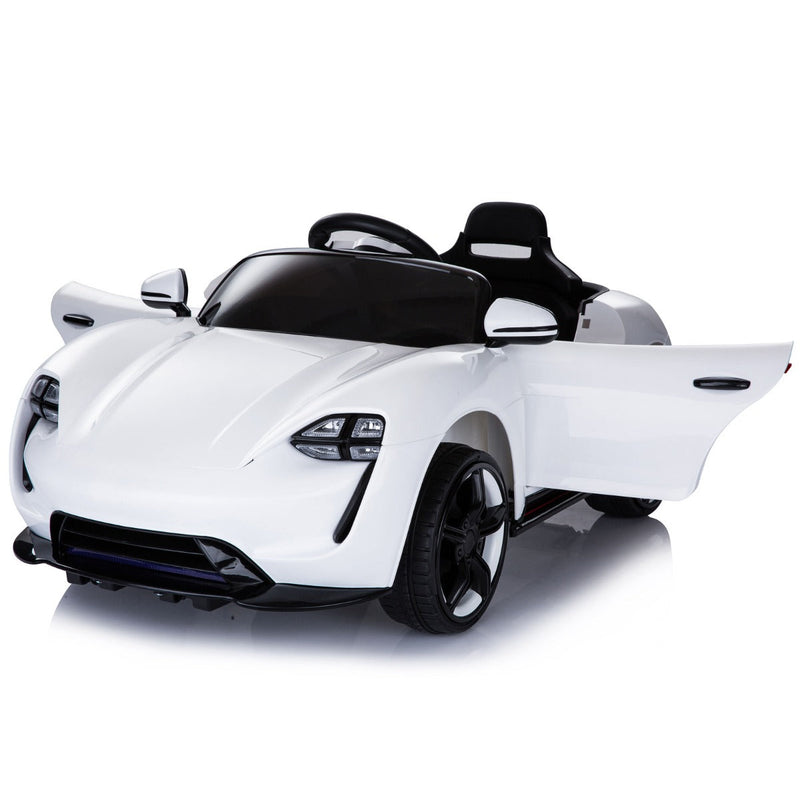 Kids Electric Ride On Car - White - 6V