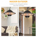 Outsunny 1500W Electric Patio Heater Hanging Heater