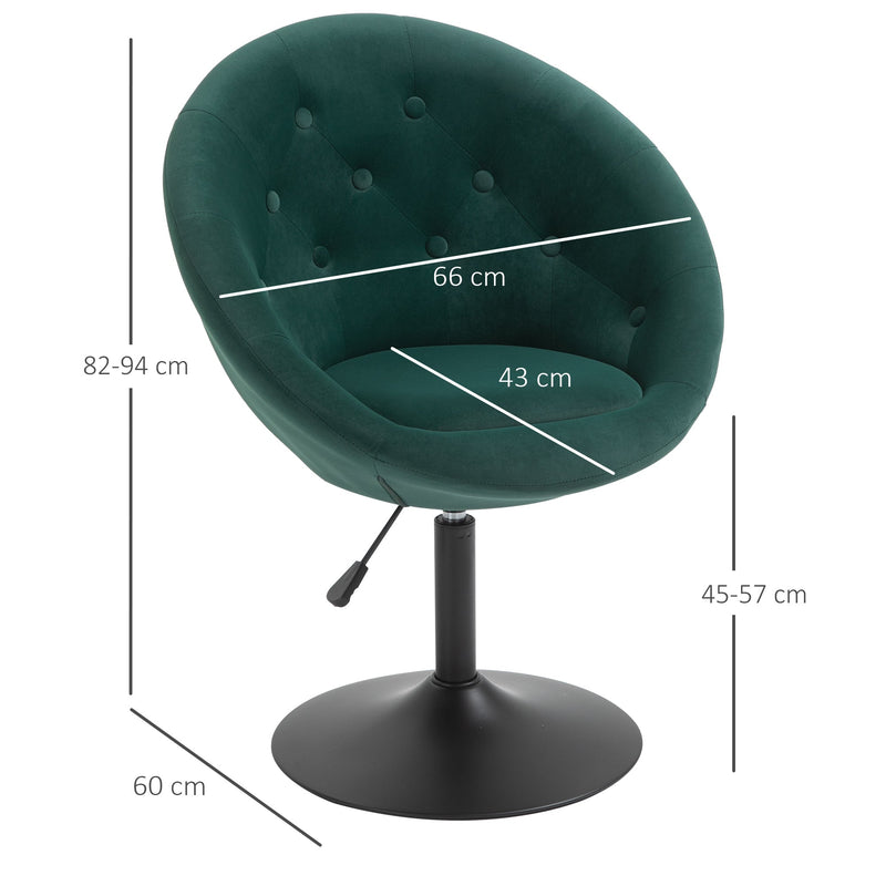 HOMCOM Accent Chair - Green