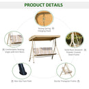 Outsunny 3 Seater Swing Bench