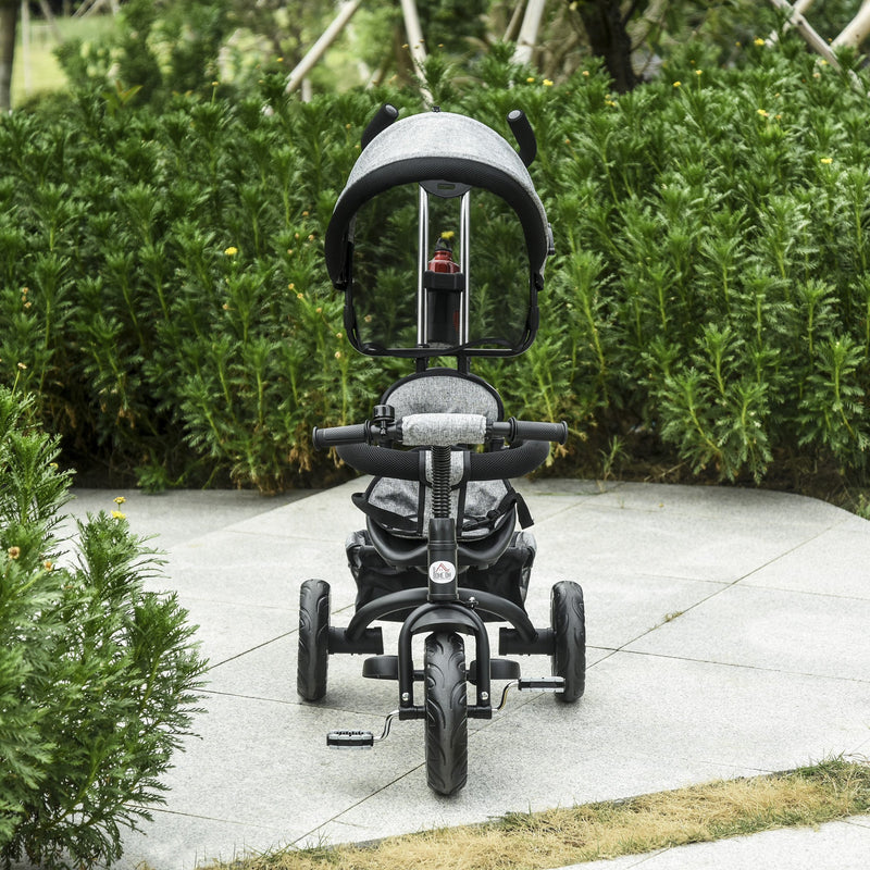 HOMCOM Baby Tricycle Stroller - Grey