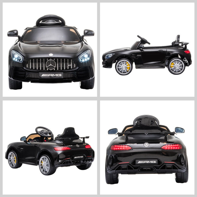 Kids Electric Ride on Mercedes Benz GTR 12v - Black