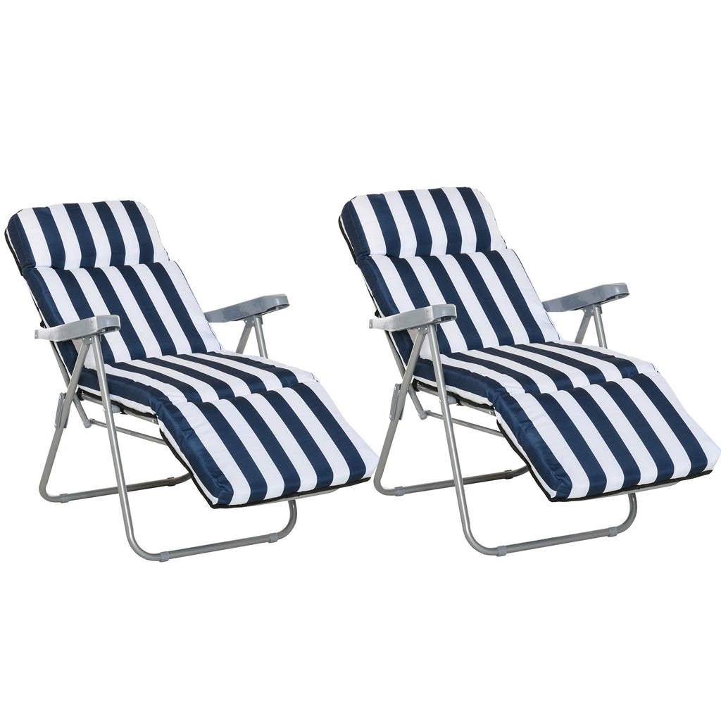 Folding sun lounger cushion deals