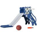 AIYAPLAY Kids Slide with Basketball Hoop, Basketball, for Ages 18-36 Months