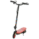 HOMCOM Folding Electric Scooter w/ LED Headlight, for Ages 7-14 Years - Red