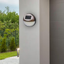 Silver & Stone Solar Bronze Copper Fence Lights Pack of 6