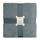 Lewis's Super Soft Waffle Throw - Charcoal