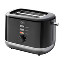 Quest 2 Slice Toaster Black and Silver
