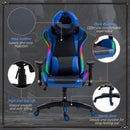 Vinsetto Racing Gaming Chair -  Black & Blue