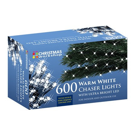 601 LED Chaser Lights Warm White Christmas Decorative Festive House Lights