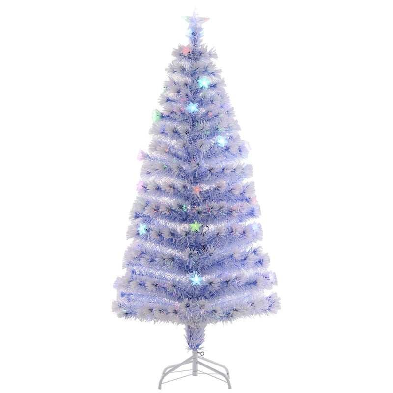 HOMCOM 5ft Artificial Fibre Optic Christmas Tree