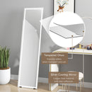 HOMCOM LED Lighted Full Length Mirror Dimmable Full Size Body Mirror for Bedroom