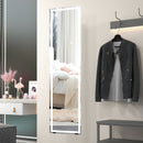 HOMCOM LED Lighted Full Length Mirror Dimmable Full Size Body Mirror for Bedroom