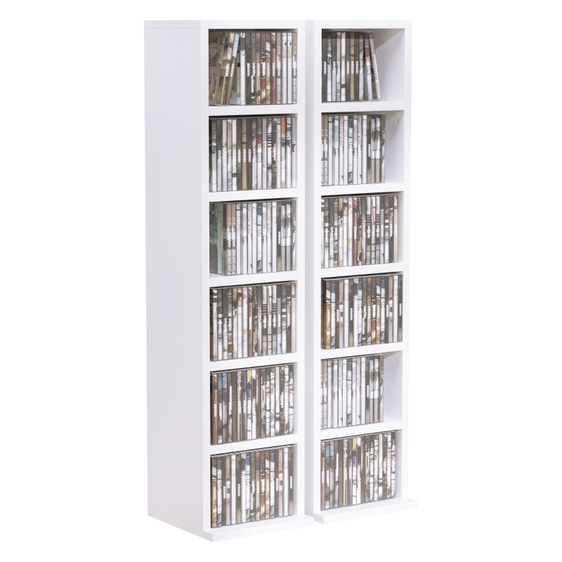 HOMCOM Shelf Tower Rack for CDs