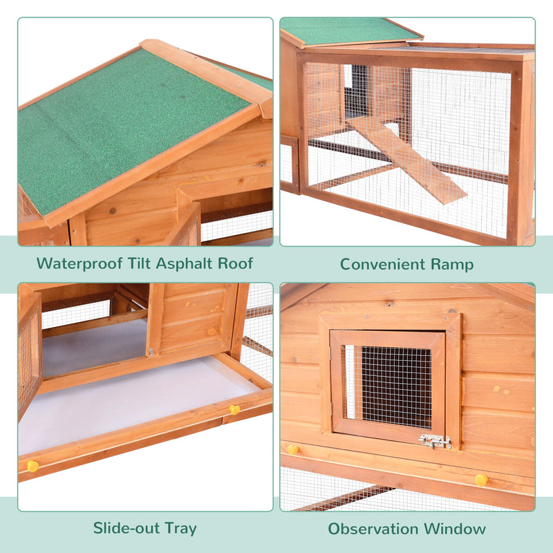 Pawhut Rabbit Hutch