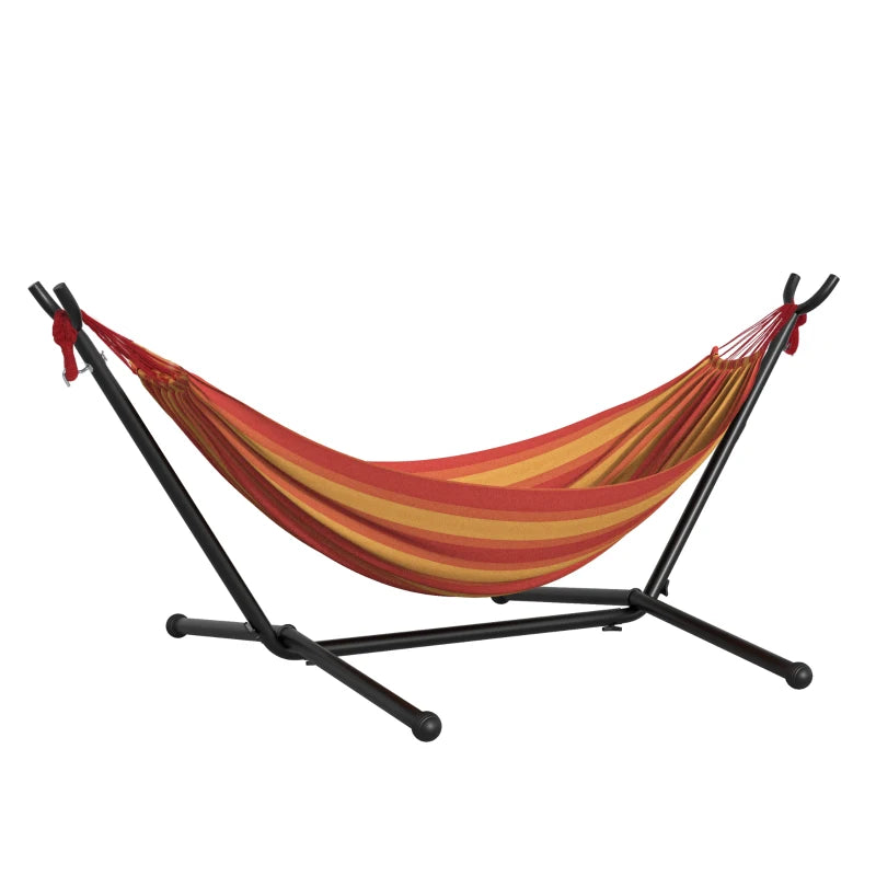 Outsunny Hammock with Metal Stand and Carrying Bag .