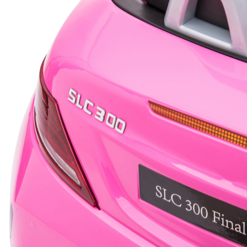 Aiya Play Kids Electric Ride On Car Mercedes Benz SLC 300 12v - Pink