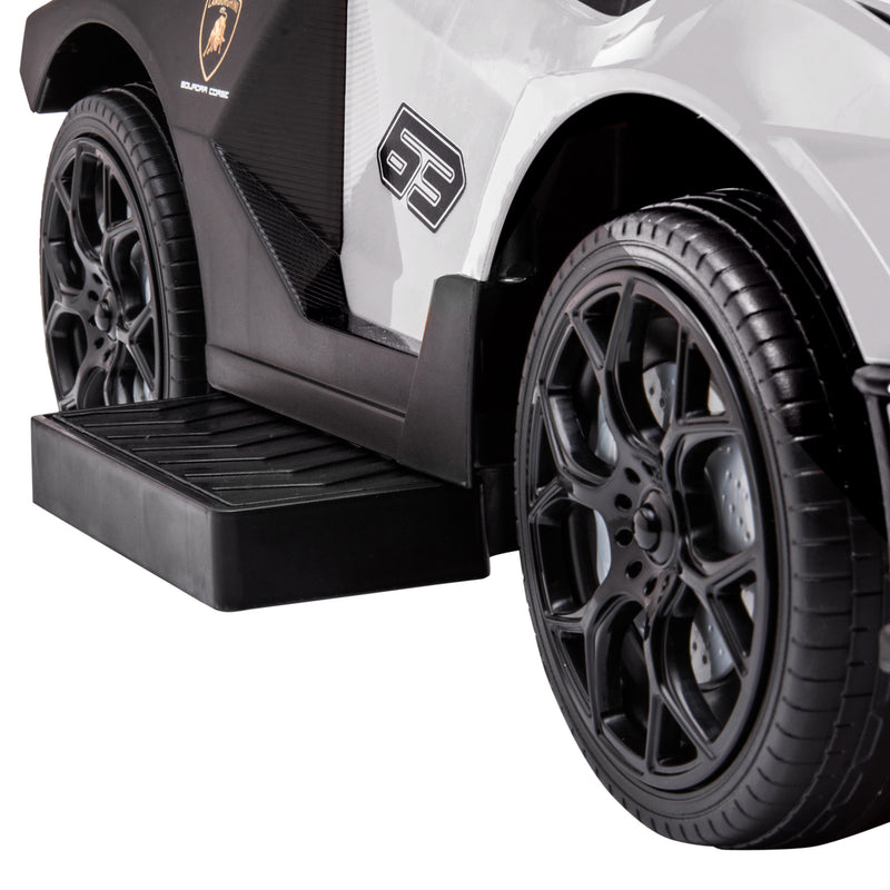 AIYA PLAY Kids Push Ride On Car Lamborghini - White