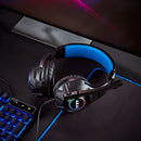 Akai Gaming Stereo Headset and Microphone Black and Blue
