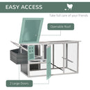 PawHut Deluxe Chicken Coop,