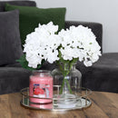 Heritage Candle 22oz Glass Jar Bubble Lid - Peony