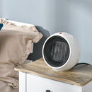HOMCOM Small Space Heater, Ceramic Heater W/ 3 Heating Mode Adjustable Temperature