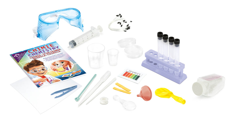 Buki Chemistry Set with 75 Experiments