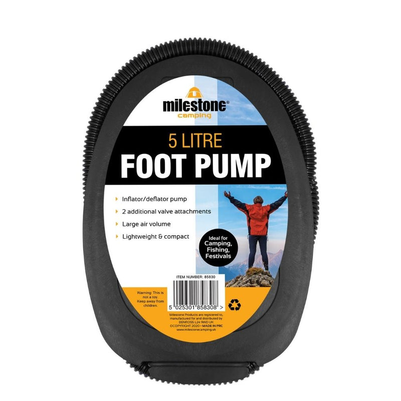 Milestone Foot Pump 5Litre