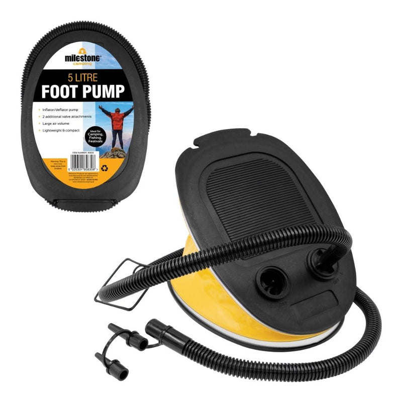 Milestone Foot Pump 5Litre