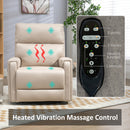 HOMCOM Lift Chair for Living Room, Recliner Chair with Vibration Massage, Heat
